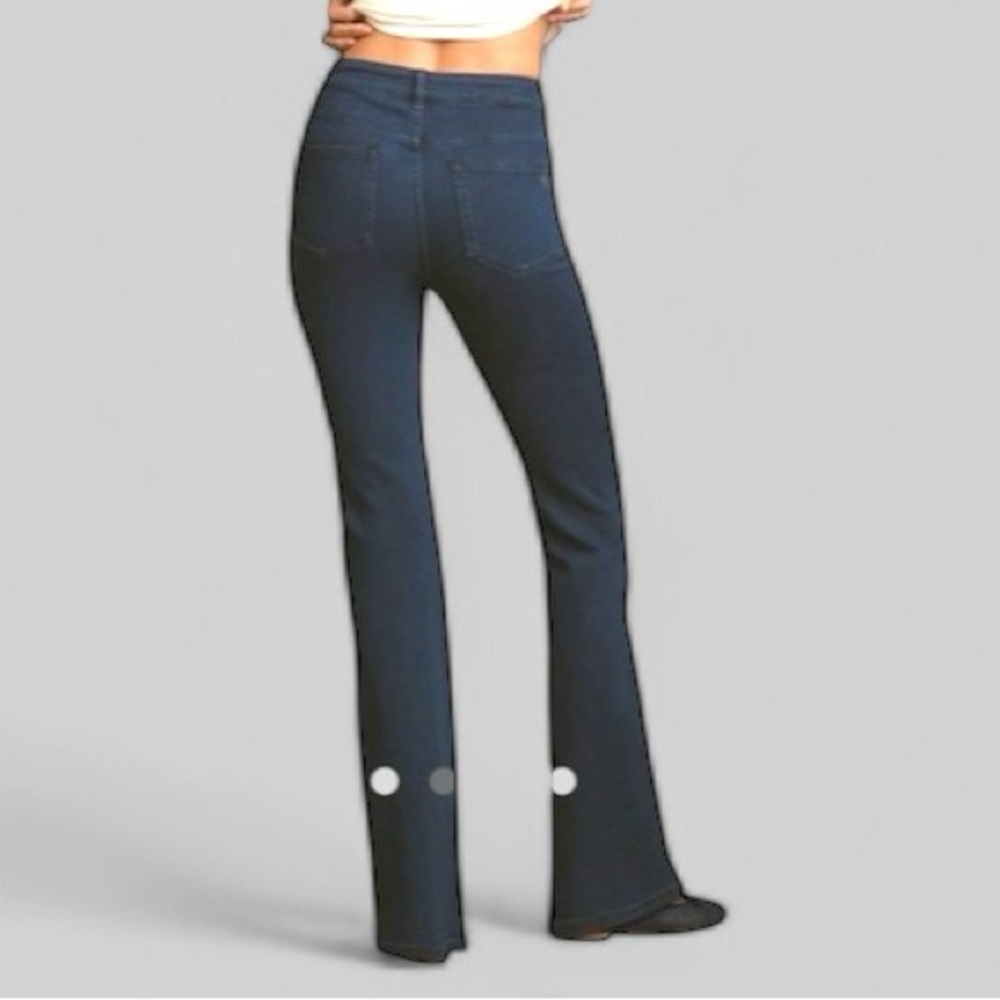 Anthropologie Jeans 23 Tall Pilcro Bootcut Mid-Rise Split-Button NEW - Picture 2 of 11